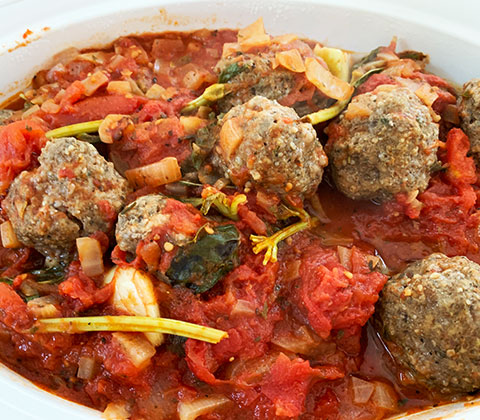 Meatballs in Housemade Tomato Sauce